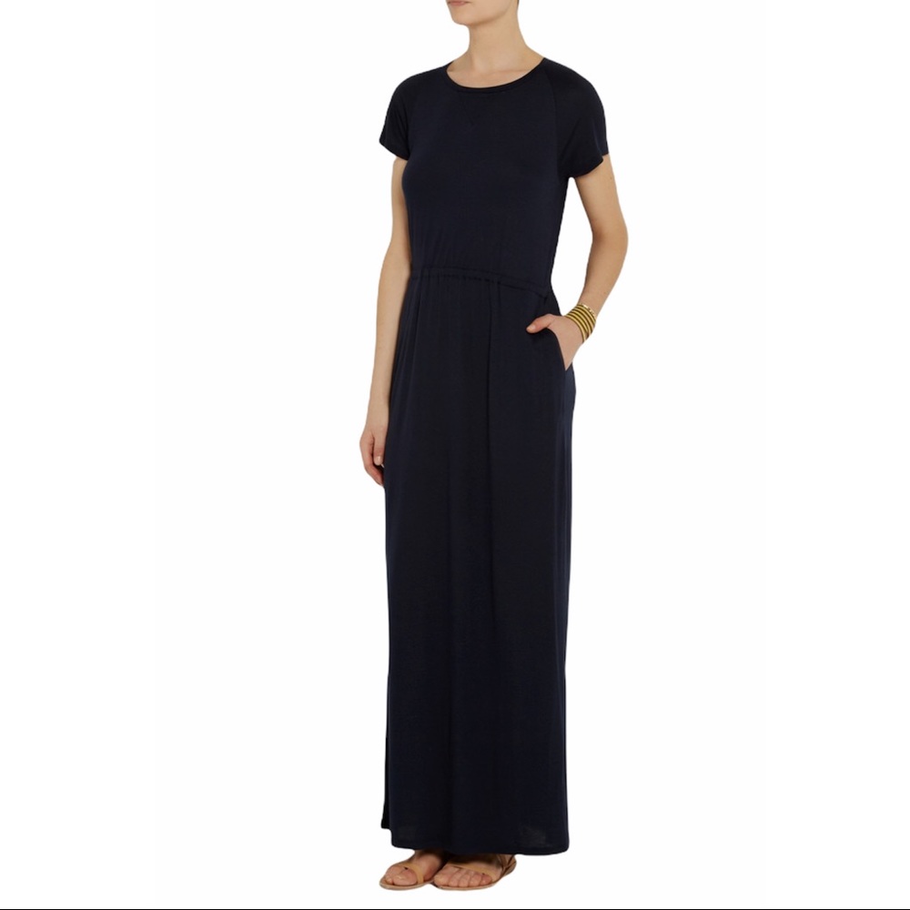 Chinti and Parker 100% Bamboo Jersey elastic waist Maxi Dress